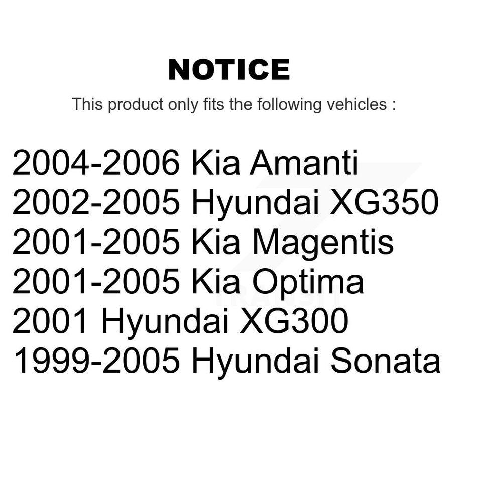 Front Rear Suspension Link Kit For Hyundai Sonata Kia Optima XG350 Amanti XG300 Magentis K72-100841