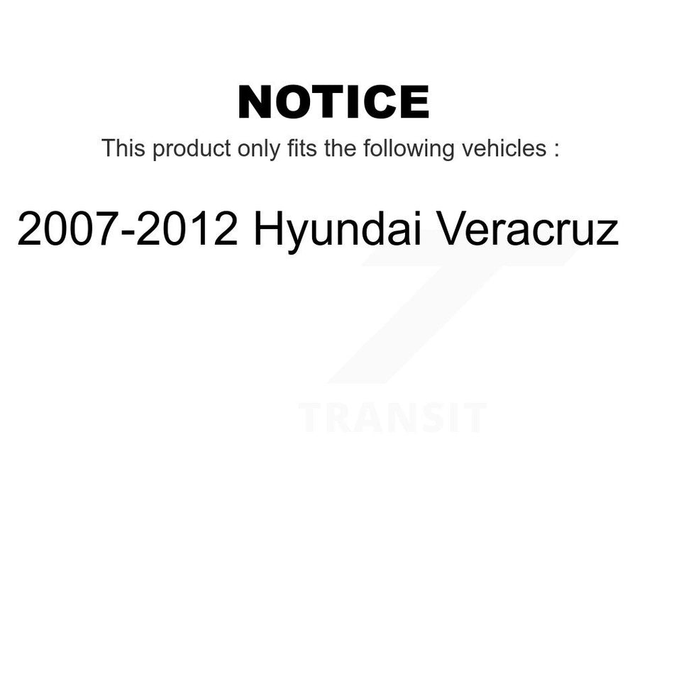 Front Suspension Ball Joint And Tie Rod End Kit For 2007-2012 Hyundai Veracruz K72-100885