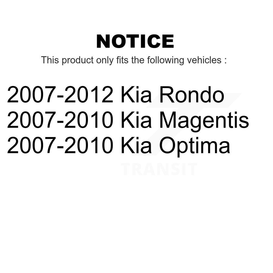 Front Suspension Ball Joint And Tie Rod End Kit For Kia Optima Rondo Magentis K72-100887