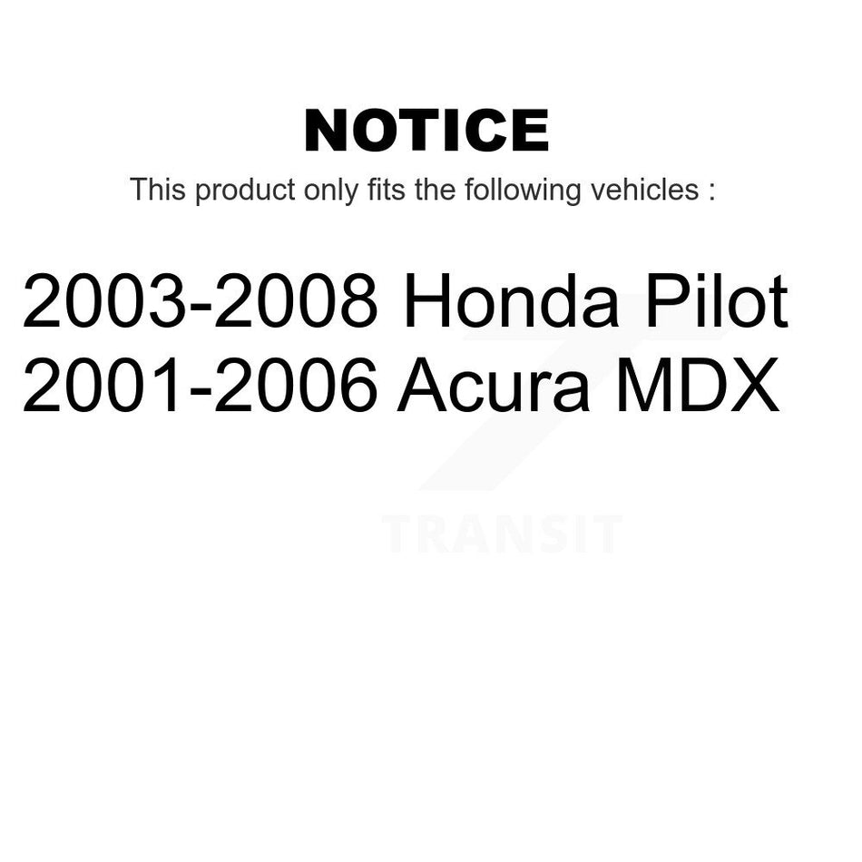 Front Suspension Ball Joint And Tie Rod End Kit For Honda Pilot Acura MDX K72-100903