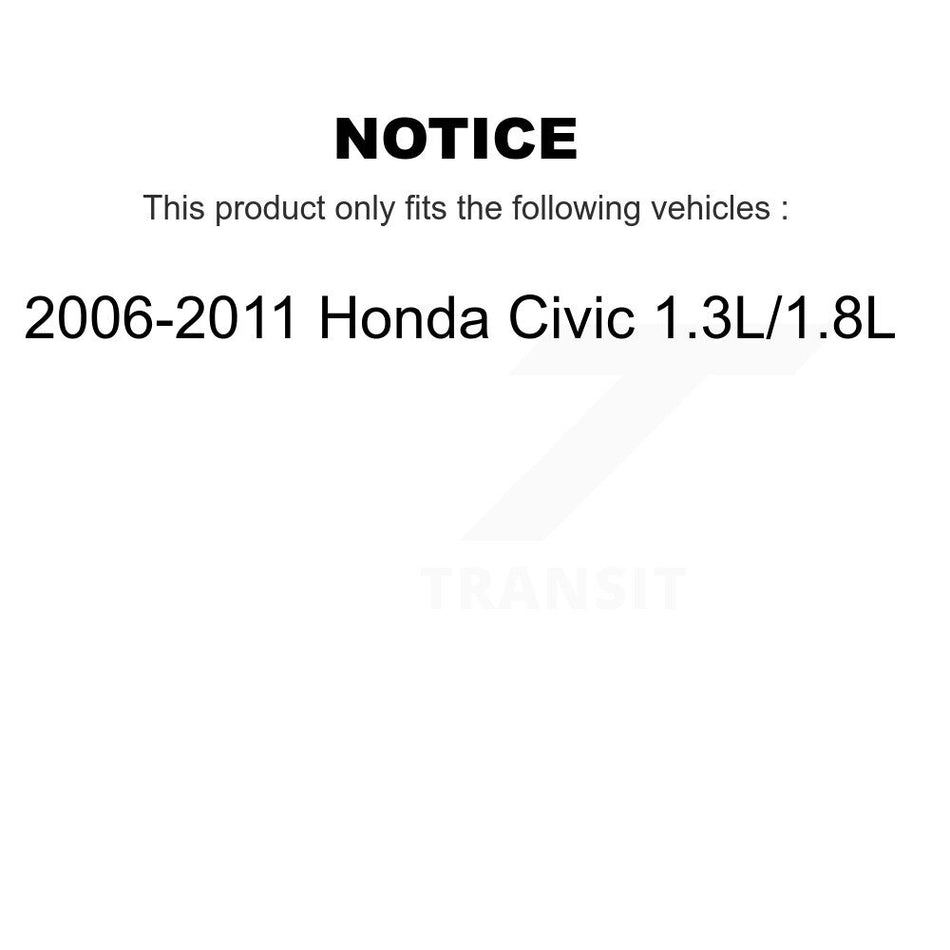 Front Suspension Control Arm And Tie Rod End Kit For 2006-2011 Honda Civic 1.3L 1.8L K72-101005