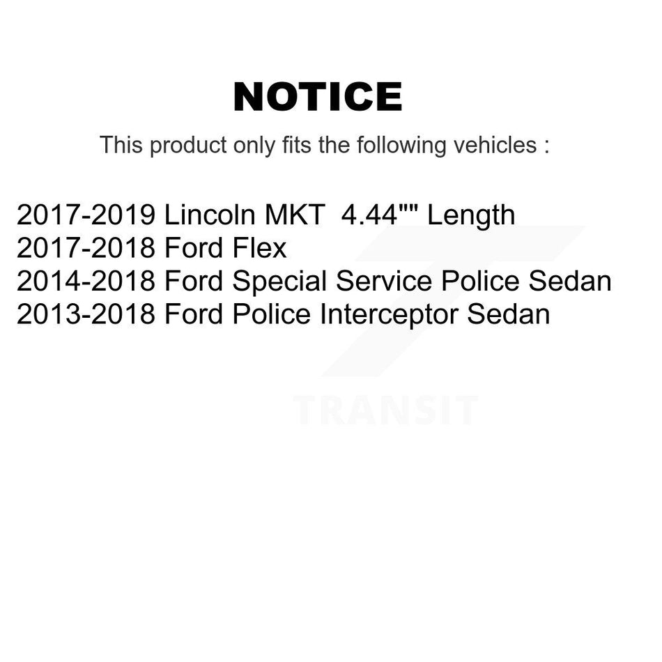 Front Suspension Control Arm And Tie Rod End Kit For Ford Police Interceptor Sedan Flex Lincoln MKT Special Service K72-101112