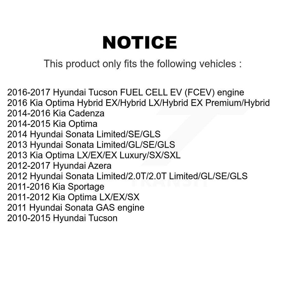 Front Tie Rod End Kit For Hyundai Kia Sonata Optima Tucson Sportage Azera Cadenza K72-101251