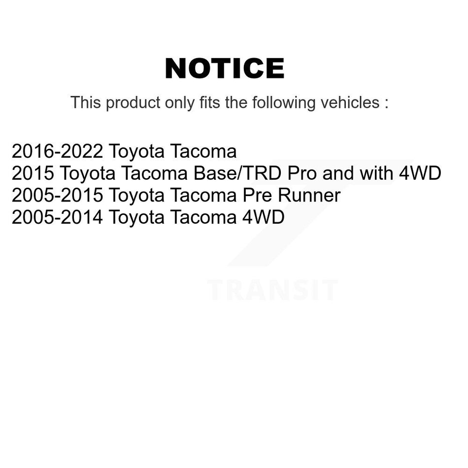 Rear Suspension Shock Absorber Pair For Toyota Tacoma K78-100293