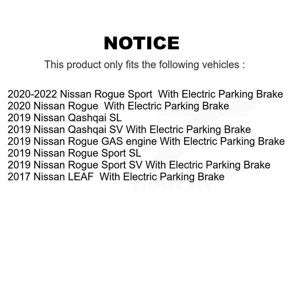 Front Rear Disc Brake Rotors Kit For Nissan Rogue Sport LEAF Qashqai K8-102250