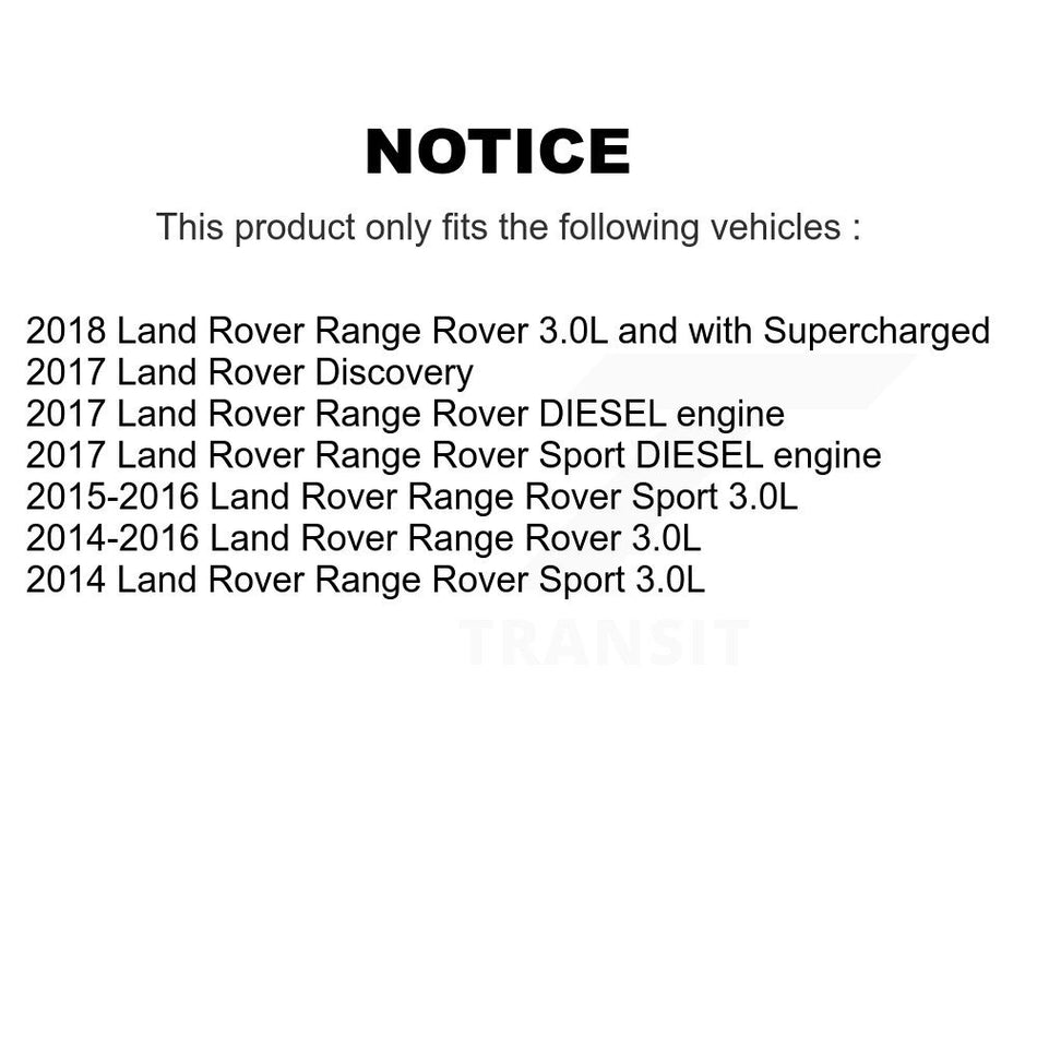 Rear Disc Brake Rotors And Semi-Metallic Pads Kit For Land Rover Range Sport Discovery K8F-102799