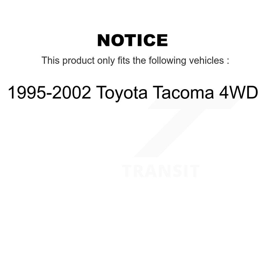 Rear Brake Drum Shoes Spring And Cylinders Kit For 1995-2002 Toyota Tacoma 4WD K8N-100239