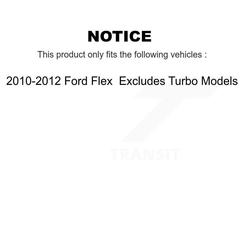 Front Complete Shock Assembly And TOR Link Kit For 2010-2012 Ford Flex Excludes Turbo Models KSS-100560