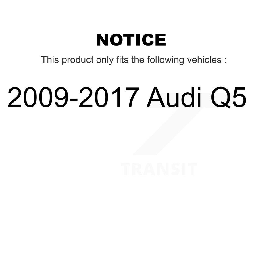 Front Complete Shock Assembly And TOR Link Kit For 2009-2017 Audi Q5 KSS-100717