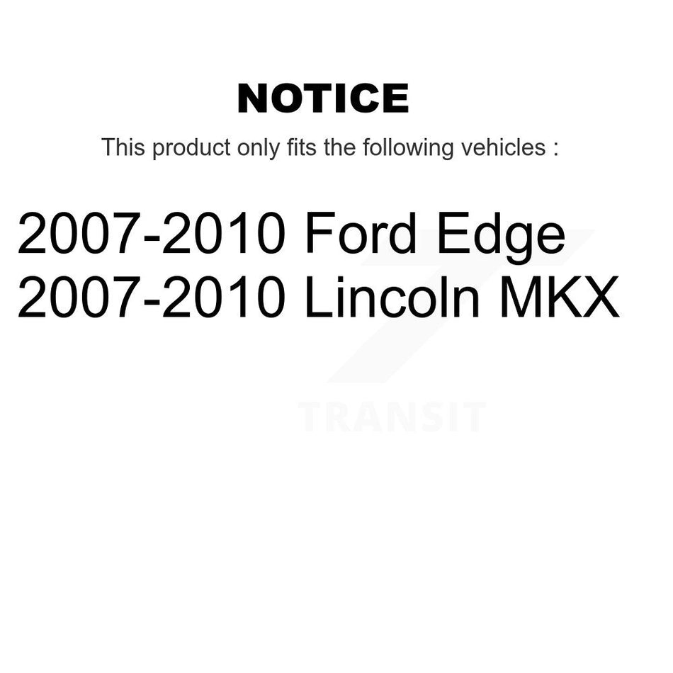 Front Complete Shock Assembly And TOR Link Kit For 2007-2010 Ford Edge Lincoln MKX KSS-100806