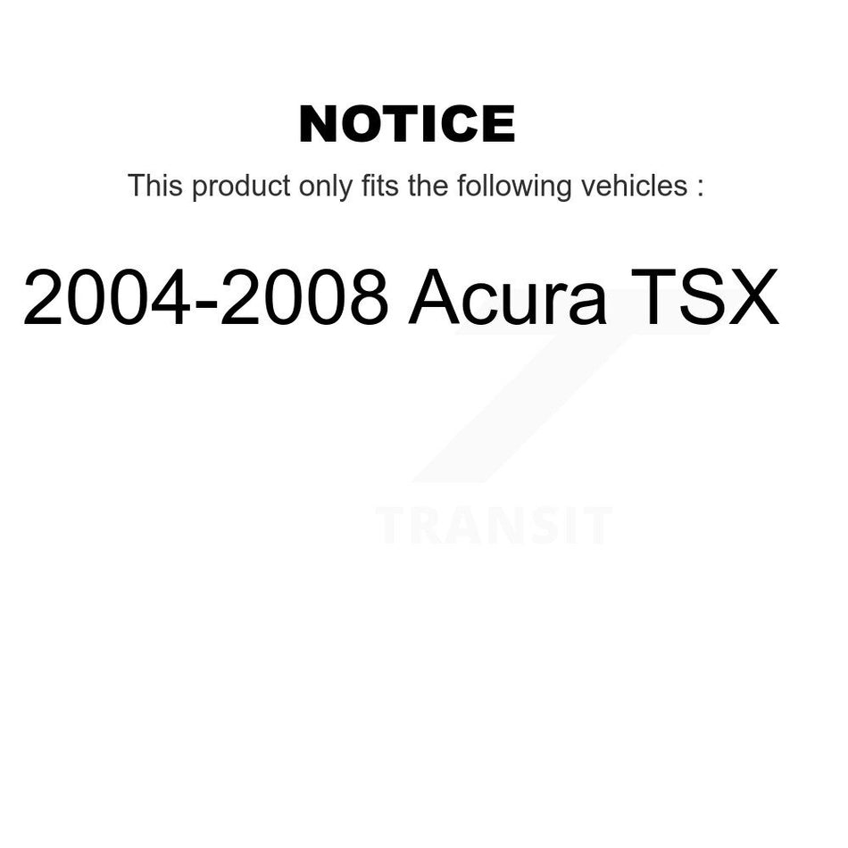 Front Complete Shock Assembly And TQ Link Kit For 2004-2008 Acura TSX KSS-101128