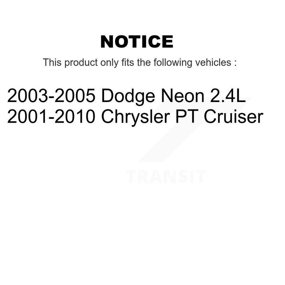 Front Suspension Control Arm And Ball Joint Assembly Stabilizer Bar Link Kit For Chrysler PT Cruiser Dodge Neon KTR-100061