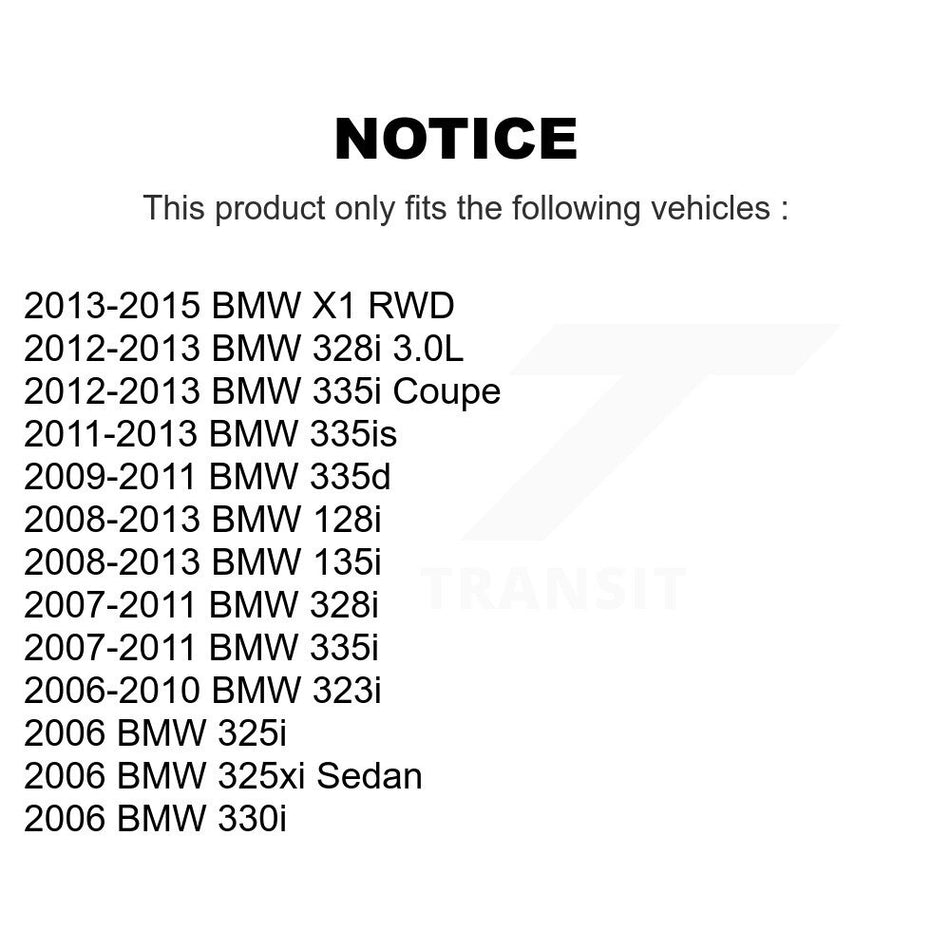 Front Suspension Control Arm And Ball Joint Assembly Stabilizer Bar Link Kit For BMW 328i 335i X1 325i 128i 330i 135i 325xi 335d 335is 323i KTR-100269