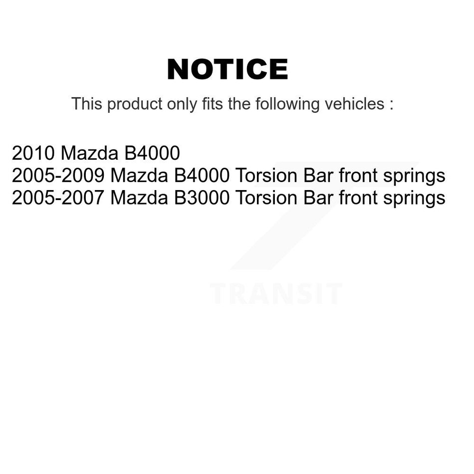 Front Suspension Control Arm And Ball Joint Assembly Steering Tie Rod End Stabilizer Bar Link Kit (8Pc) For Mazda B3000 B4000 KTR-100376