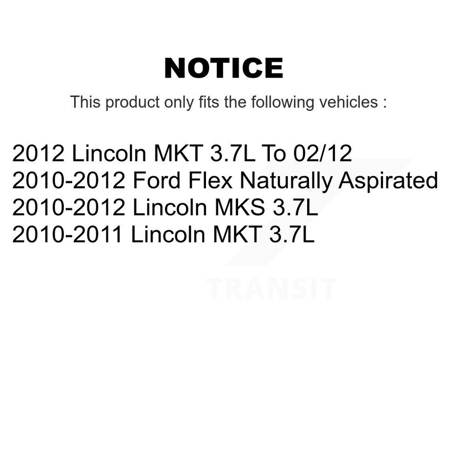 Front Suspension Control Arm And Ball Joint Assembly Steering Tie Rod End Stabilizer Bar Link Kit (8Pc) For Ford Flex Lincoln MKS MKT KTR-100474