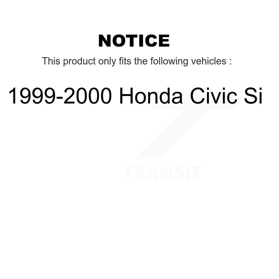Front Suspension Control Arm And Ball Joint Assembly Steering Tie Rod End Stabilizer Bar Link Kit (8Pc) For 1999-2000 Honda Civic Si KTR-100532