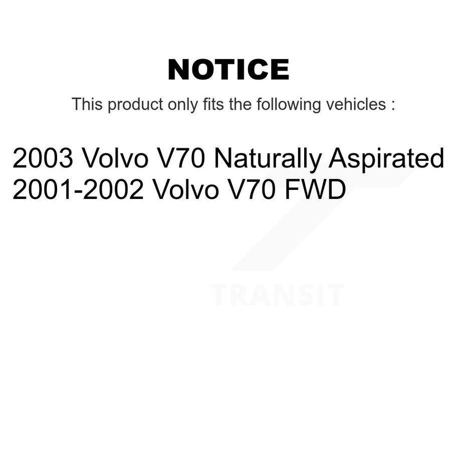 Front Suspension Control Arm And Ball Joint Assembly Steering Tie Rod End Stabilizer Bar Link Kit (8Pc) For Volvo V70 KTR-100538