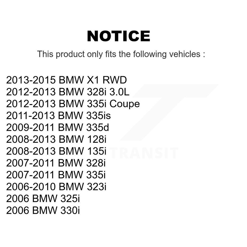 Front Suspension Control Arm And Ball Joint Assembly Steering Tie Rod End Stabilizer Bar Link Kit (8Pc) For BMW 328i 335i X1 325i 128i 330i 135i 335d 335is 323i KTR-100623