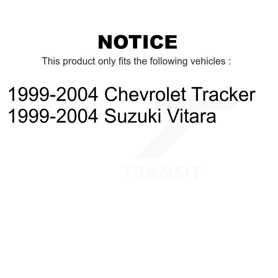 Front Suspension Stabilizer Bar Link Pair For 1999-2004 Chevrolet Tracker Suzuki Vitara KTR-100688