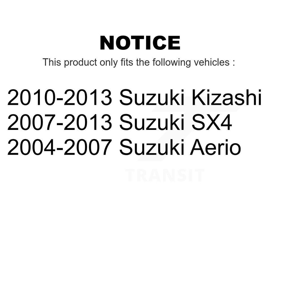 Front Suspension Stabilizer Bar Link Pair For Suzuki SX4 Kizashi Aerio KTR-100692