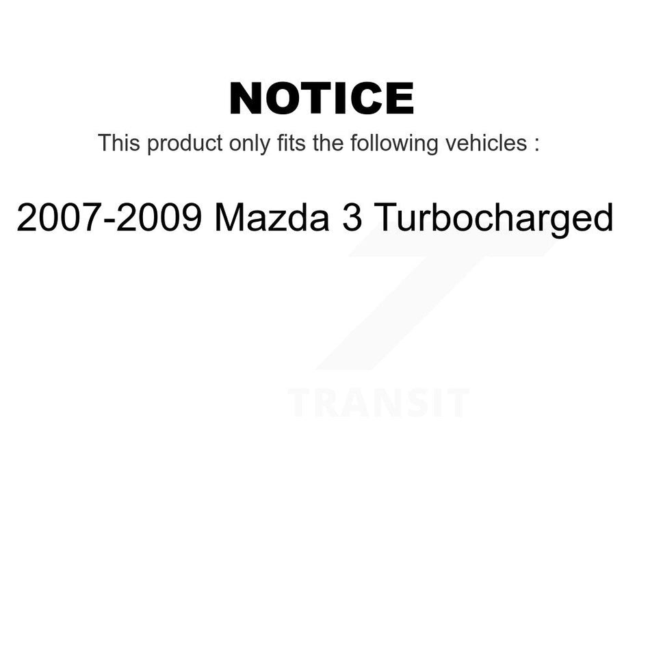 Front Suspension Stabilizer Bar Link Pair For 2007-2009 Mazda 3 Turbocharged KTR-100694