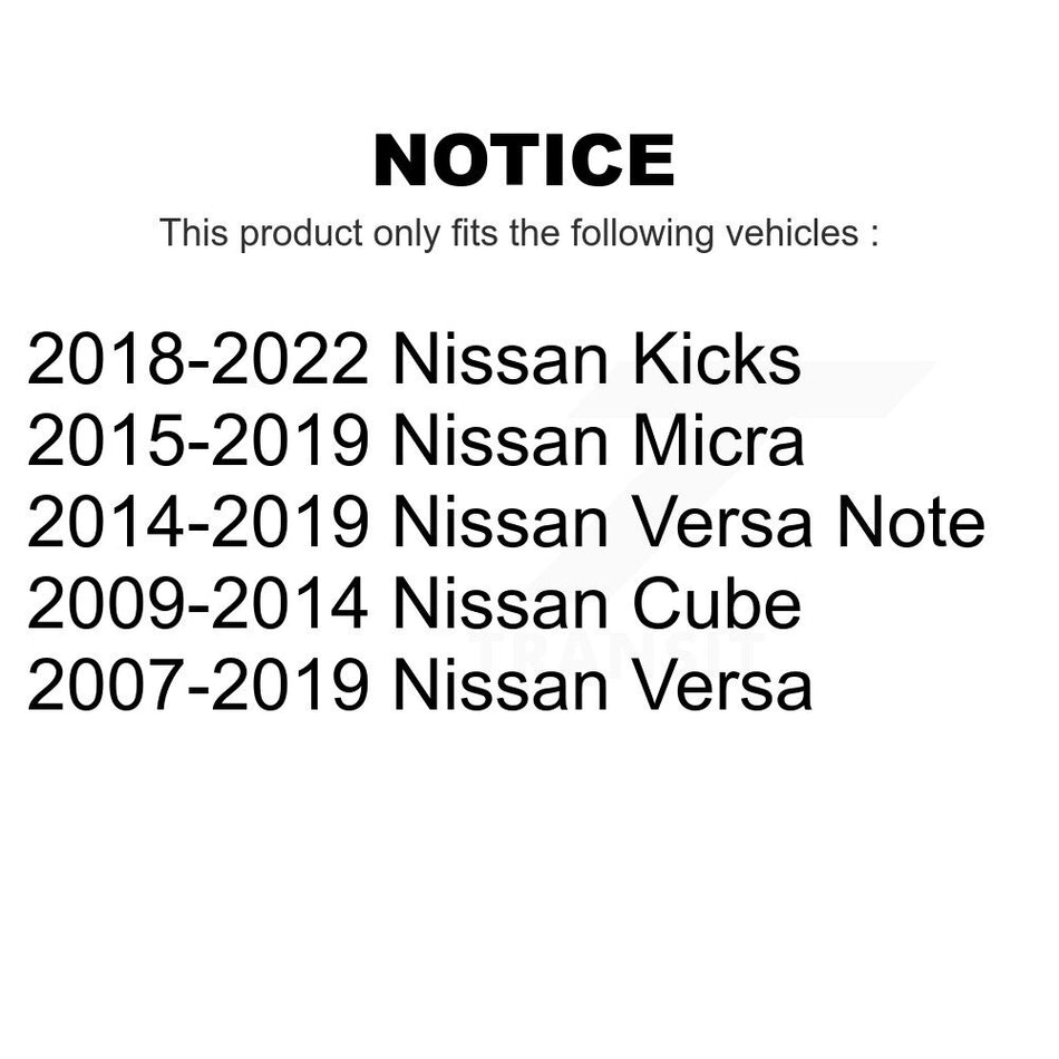 Front Suspension Stabilizer Bar Link Pair For Nissan Versa Note Kicks Cube Micra KTR-100700