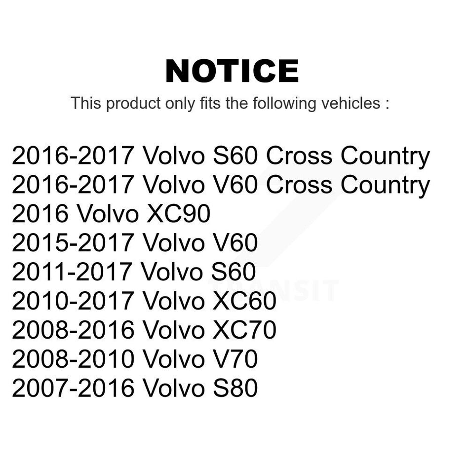 Front Suspension Stabilizer Bar Link Pair For Volvo XC60 S60 XC70 S80 XC90 V60 V70 Cross Country KTR-100708