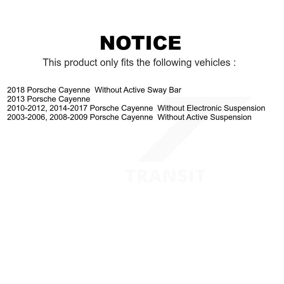 Front Suspension Stabilizer Bar Link Pair For Porsche Cayenne KTR-100723