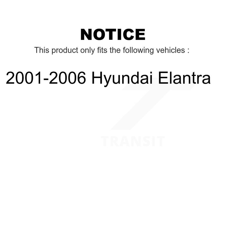 Front Suspension Stabilizer Bar Link Pair For 2001-2006 Hyundai Elantra KTR-100815