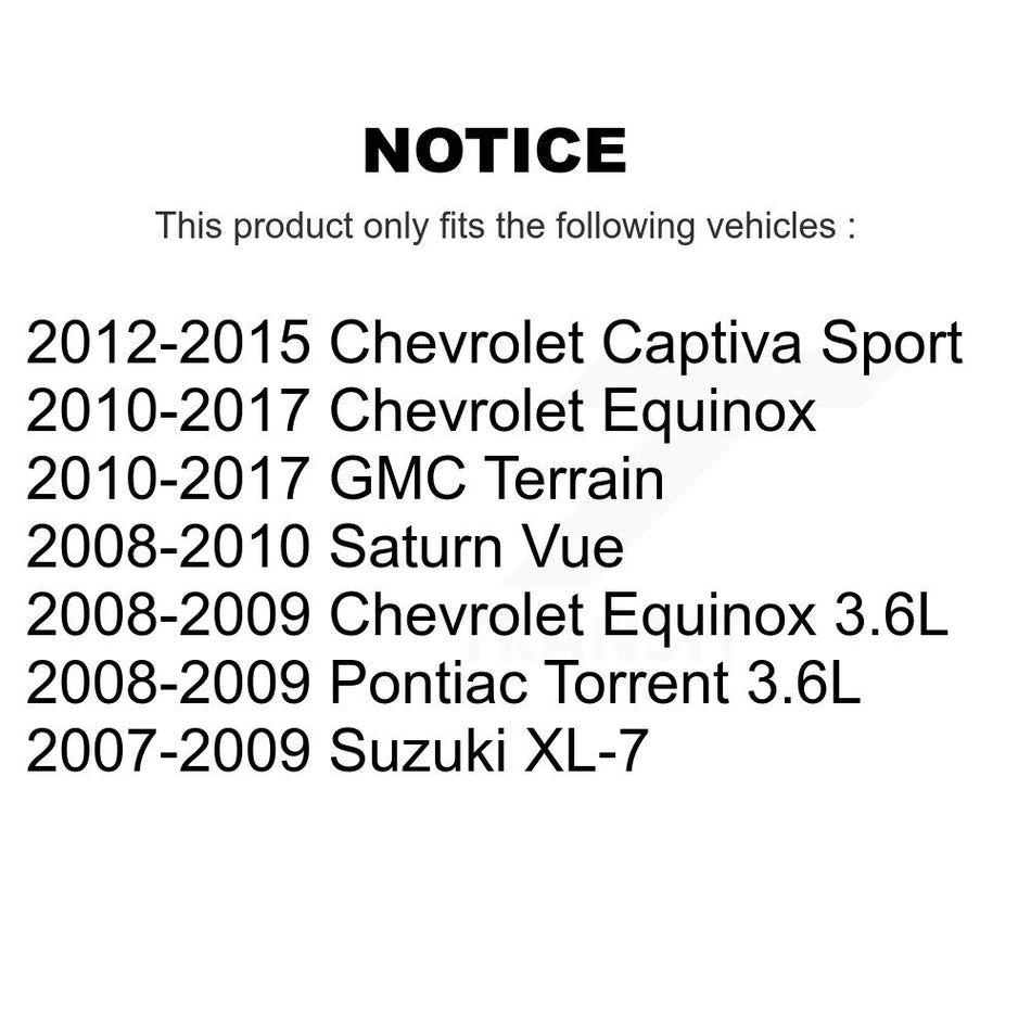 Front Suspension Stabilizer Bar Link Kit For Chevrolet Equinox GMC Terrain Saturn Vue Captiva Sport Pontiac Torrent Suzuki XL-7 KTR-100857