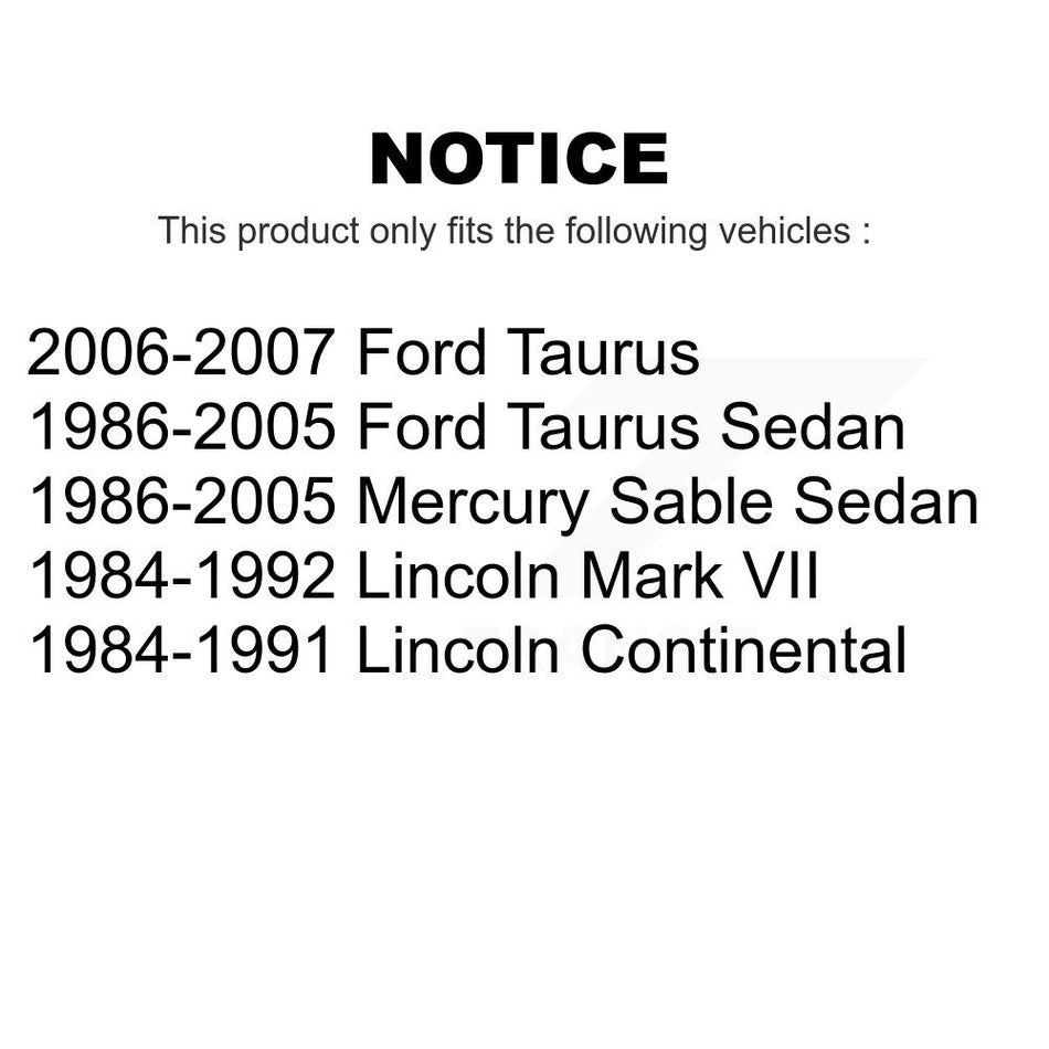 Rear Suspension Stabilizer Bar Link Pair For Ford Taurus Mercury Sable Lincoln Mark VII Continental KTR-100922