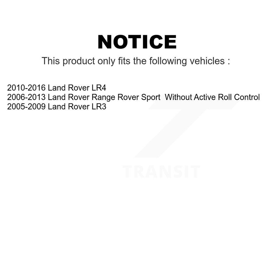 Rear Suspension Stabilizer Bar Link Pair For Land Rover Range Sport LR4 LR3 KTR-100951