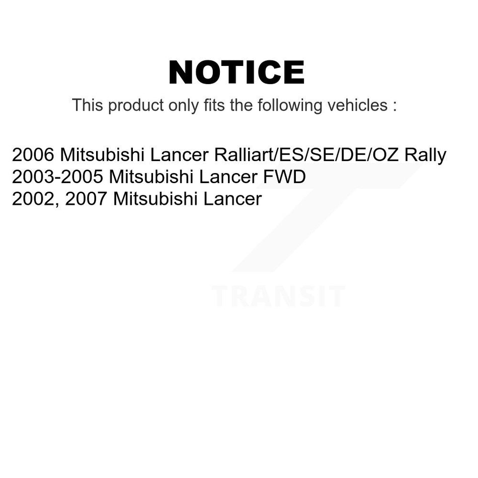 Rear Suspension Stabilizer Bar Link Pair For Mitsubishi Lancer KTR-101008