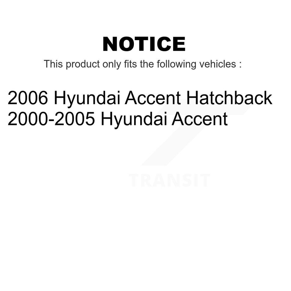 Rear Suspension Stabilizer Bar Link Pair For Hyundai Accent KTR-101026