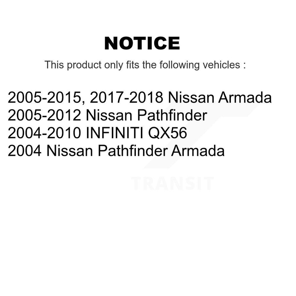 Rear Suspension Stabilizer Bar Link Kit For Nissan Pathfinder Armada Infiniti QX56 INFINITI KTR-101059