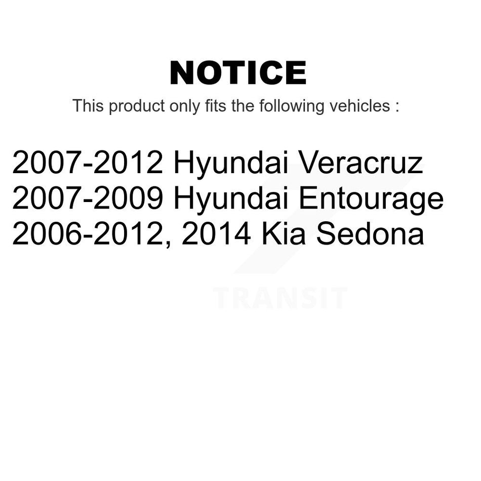 Front Suspension Ball Joints Pair For Kia Sedona Hyundai Veracruz Entourage KTR-101133