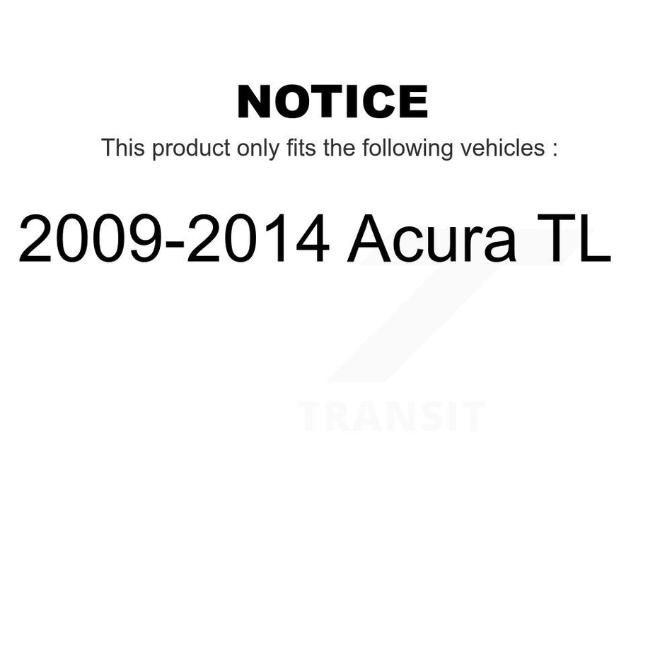 Front Suspension Ball Joints Pair For 2009-2014 Acura TL KTR-101176