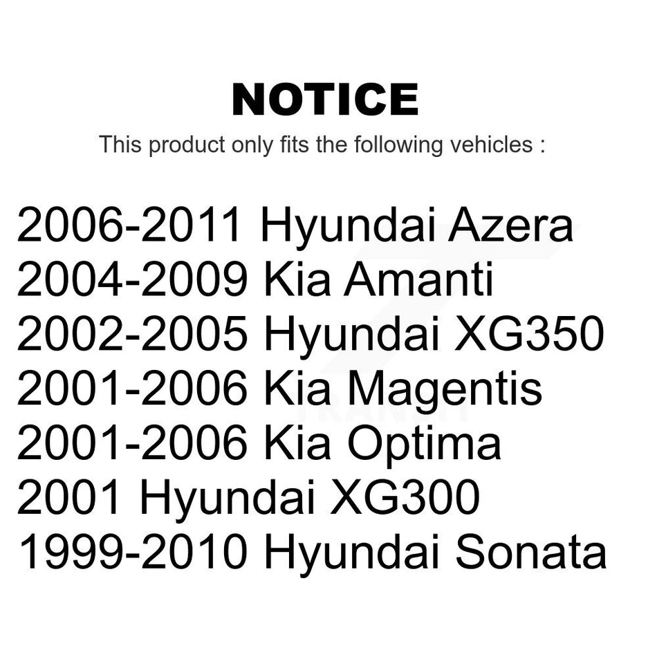 Front Suspension Ball Joints Pair For Hyundai Sonata Kia Optima Azera Amanti XG350 XG300 Magentis KTR-101306