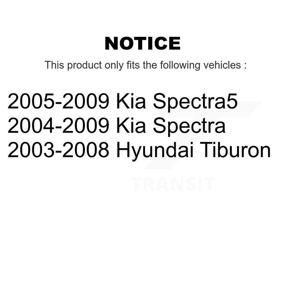 Front Suspension Control Arm And Ball Joint Assembly Kit For Kia Spectra Hyundai Tiburon Spectra5 KTR-101404