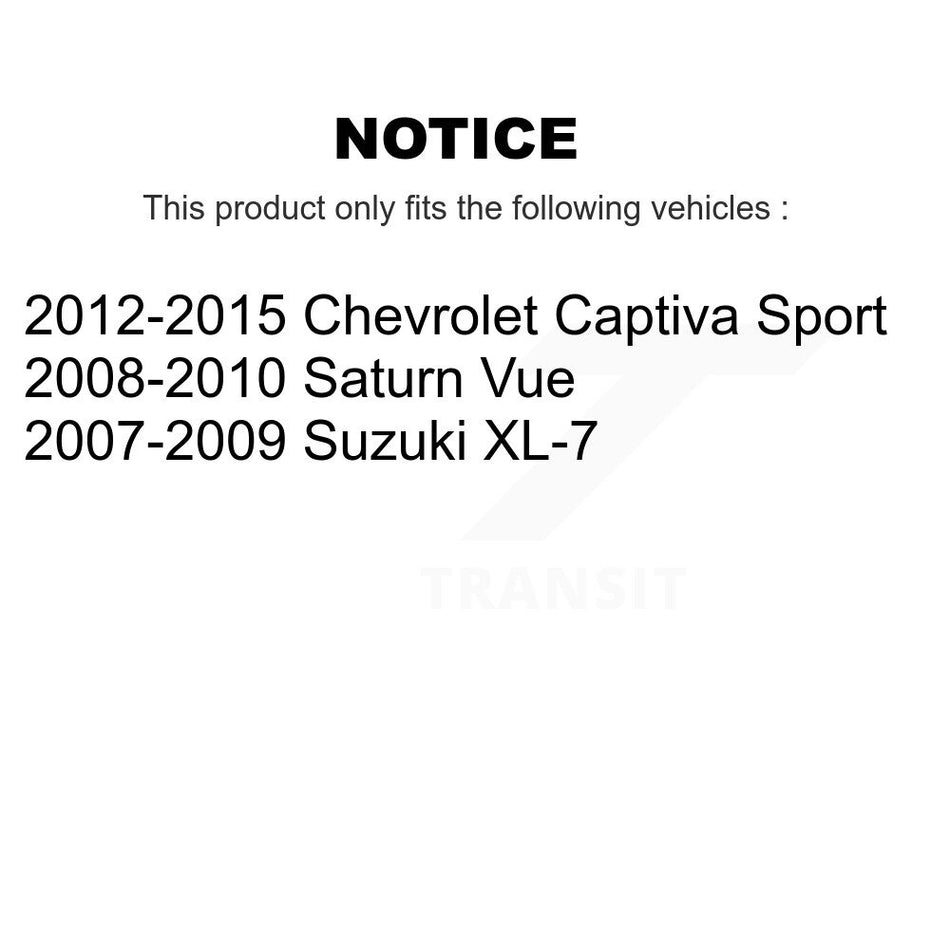 Front Suspension Control Arm And Ball Joint Assembly Kit For Saturn Vue Chevrolet Captiva Sport Suzuki XL-7 KTR-101420