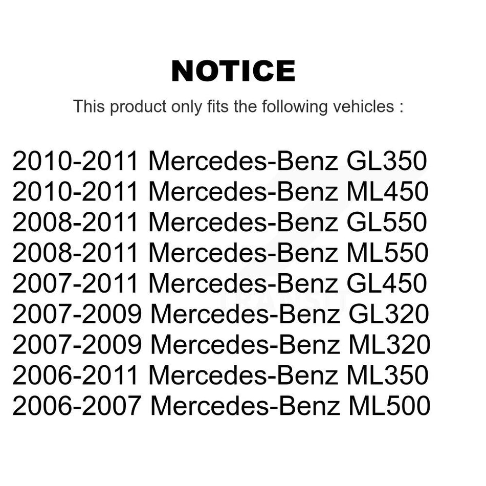 Front Suspension Control Arm And Ball Joint Assembly Kit For Mercedes-Benz ML350 GL450 GL550 ML500 ML320 ML550 GL320 GL350 ML450 KTR-101509