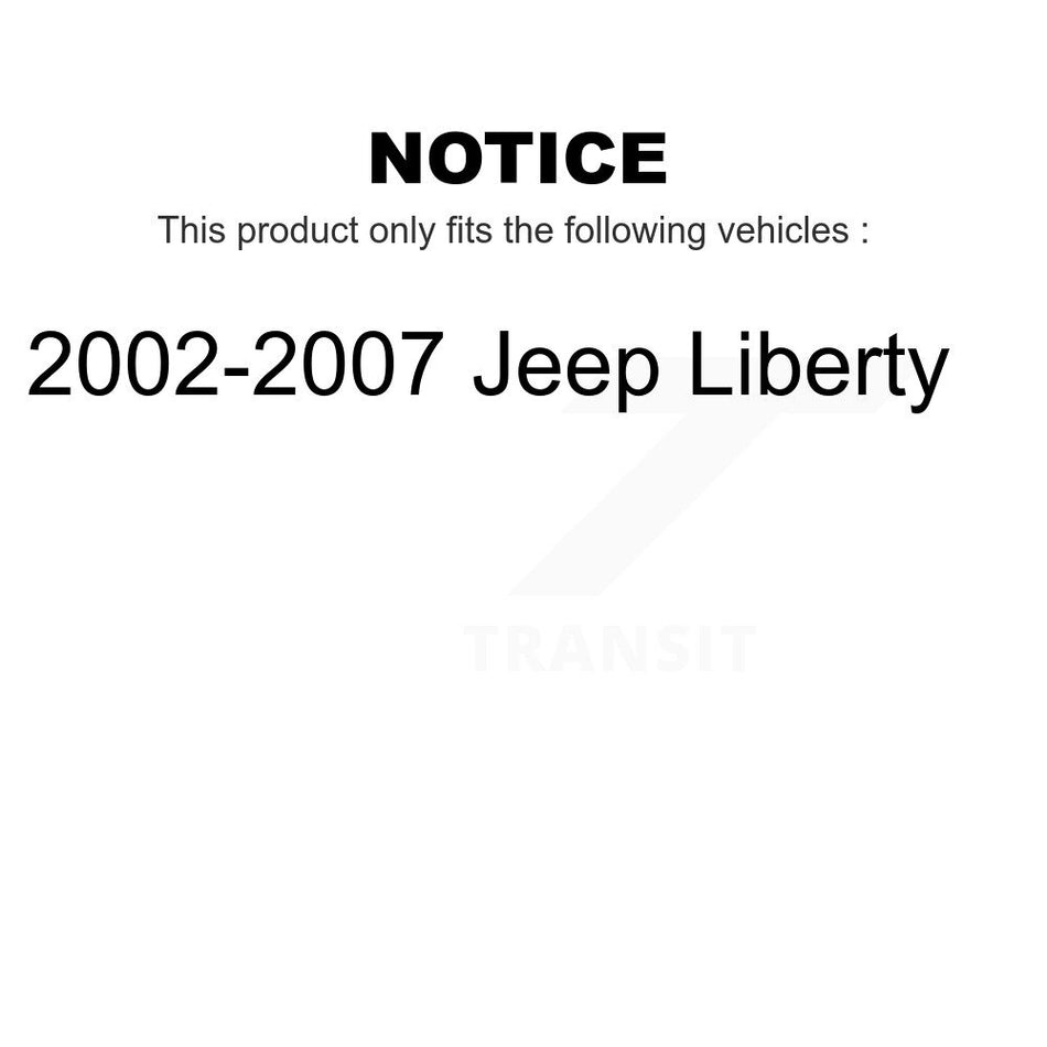 Front Suspension Control Arm And Ball Joint Assembly Pair For 2002-2007 Jeep Liberty KTR-101569