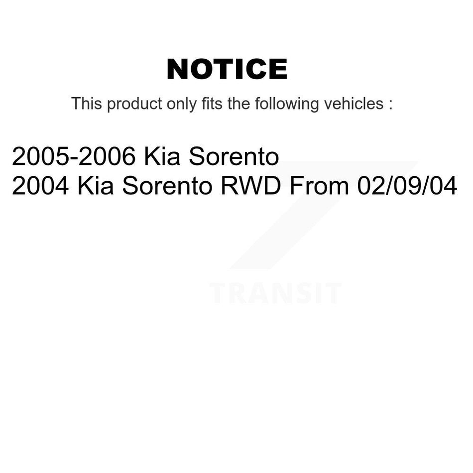 Front Suspension Stabilizer Bar Link Kit For Kia Sorento KTR-101665