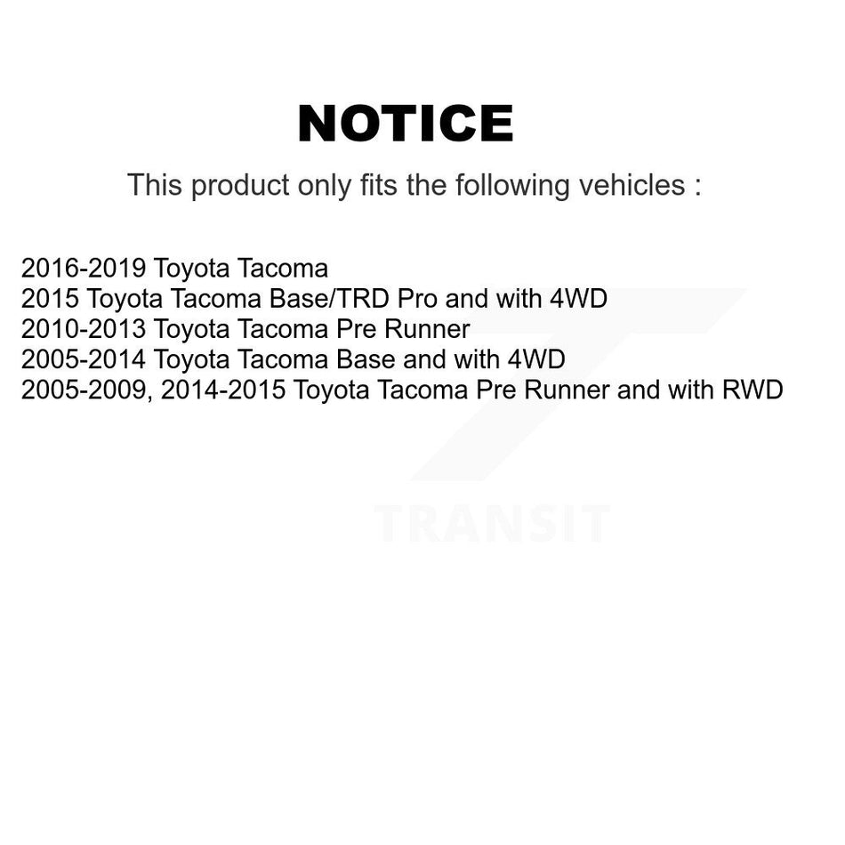 Front Steering Tie Rod End Kit For Toyota Tacoma KTR-101929