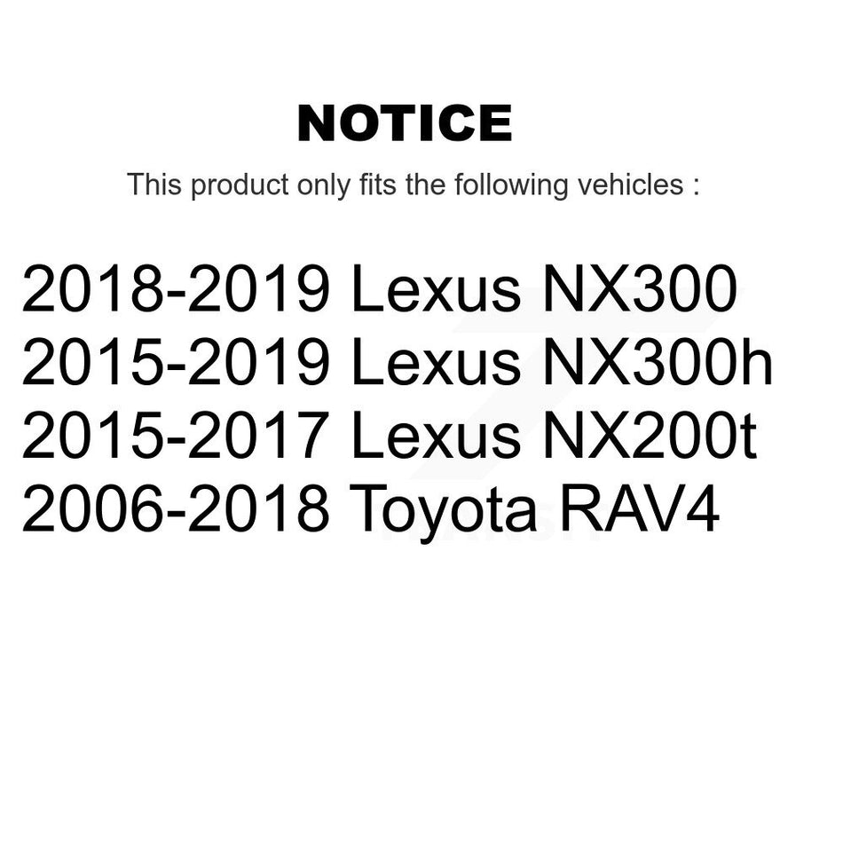 Front Rear Suspension Stabilizer Bar Link Kit For Toyota RAV4 Lexus NX200t NX300 NX300h KTR-102034