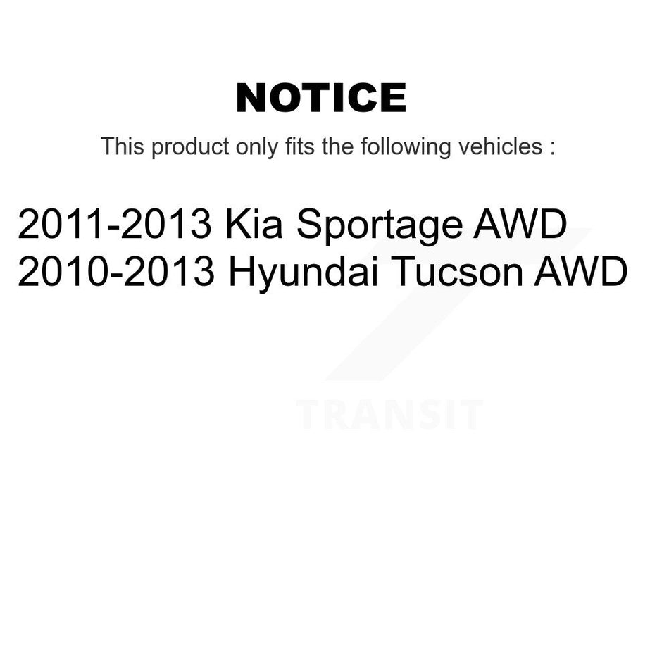 Front Rear Suspension Stabilizer Bar Link Kit For Hyundai Tucson Kia Sportage AWD KTR-102075