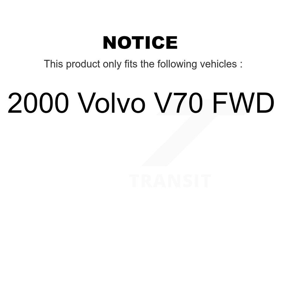 Front Rear Suspension Stabilizer Bar Link Kit For 2000 Volvo V70 FWD KTR-102127