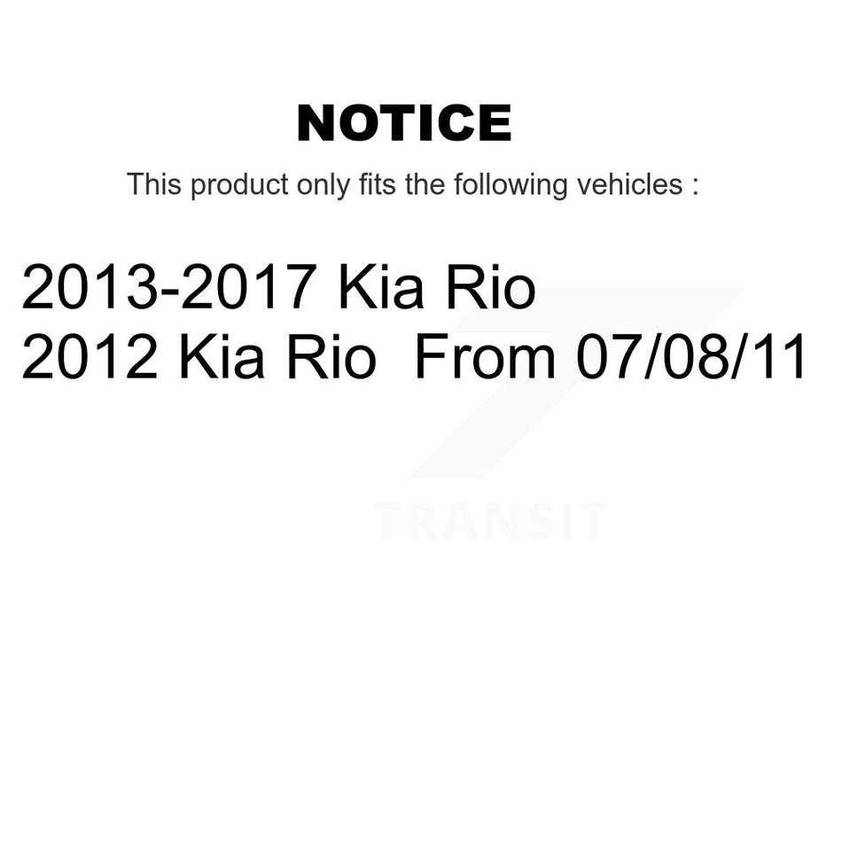 Front Suspension Ball Joint And Tie Rod End Kit For Kia Rio KTR-102472