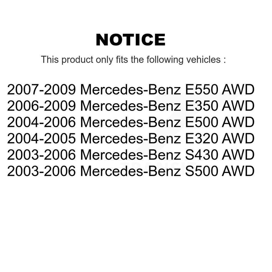 Front Suspension Ball Joint And Tie Rod End Kit For Mercedes-Benz E350 E320 S430 E500 S500 E550 AWD KTR-102547