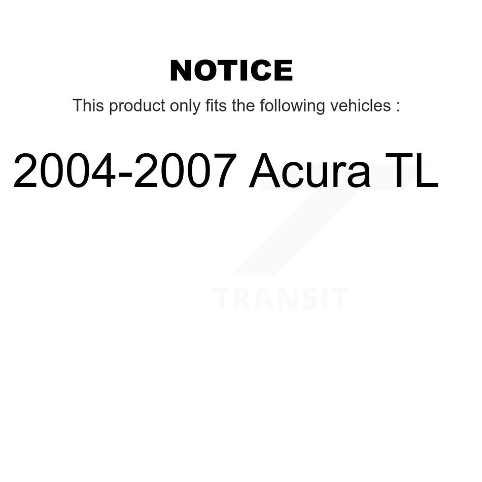 Front Suspension Control Arm And Tie Rod End Kit For 2004-2007 Acura TL KTR-102594